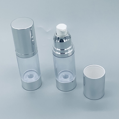 Διαφανή πλαστικά καλλυντικά χωρίς αέρα μπουκάλια 30cc αντλιών