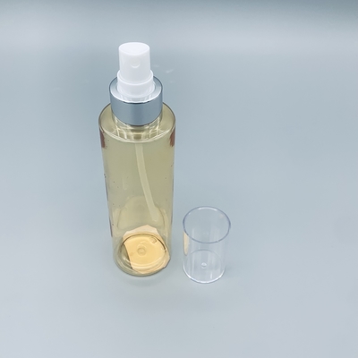 Αντλιών διαφανής μεταλλίνη απολύμανσης χεριών μπουκαλιών της PET ψεκαστήρων καλλυντική