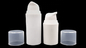Ακρυλικό άσπρο ορών μπουκάλι 30ml 50ml αντλιών μεταλλινών PP ασημένιο χωρίς αέρα