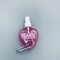Μίνι καρδιών φύλλων Sanitizer χεριών μπουκαλιών της PET μορφής καλλυντικό με τη βασική αλυσίδα